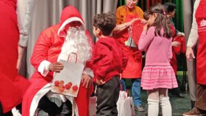 Die JRB bei der Weihnachtsveranstaltung ‚Smile‘